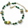 Pulsera chapada piedra natural