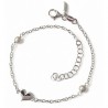 Pulsera corazón perla