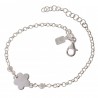 Pulsera flor perlas