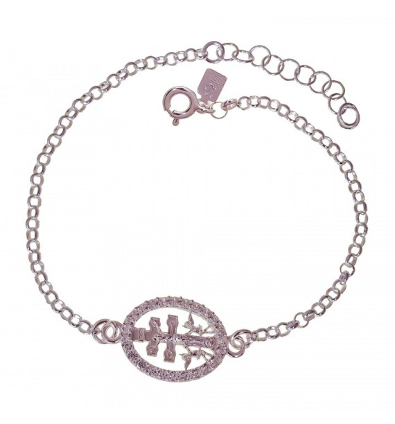 Pulsera cruz de caravaca