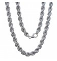 Cadena 70 cm cordón salomónico