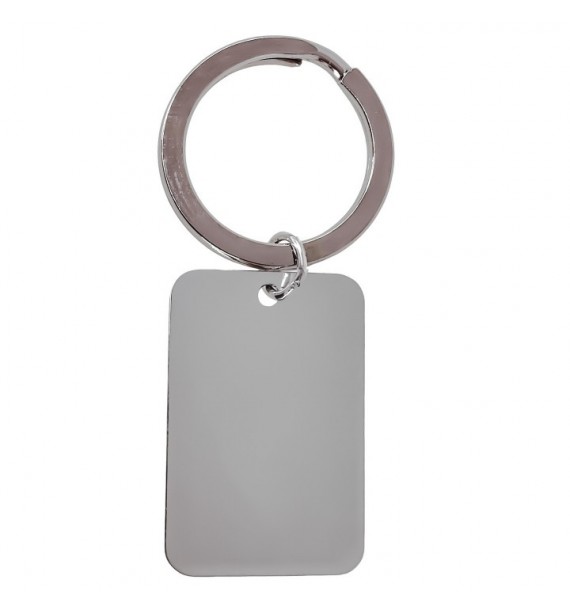 Llavero rectangular liso