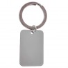 Llavero rectangular liso