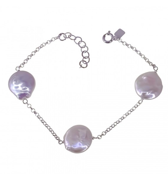 Pulsera rolo perla