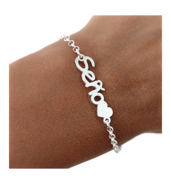 Pulsera seño corazón