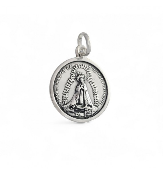 Colgante medalla Virgen de la Soledad