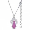 Gargantilla Virgen del Pilar esmalte