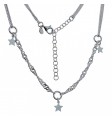 Gargantilla doble cadena estrellas