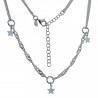 Gargantilla doble cadena estrellas