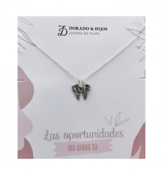 Gargantilla alas oxidada