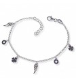 Pulsera rolo fetiches colgando