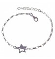 Pulsera estrella cadena forzada