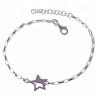 Pulsera estrella cadena forzada