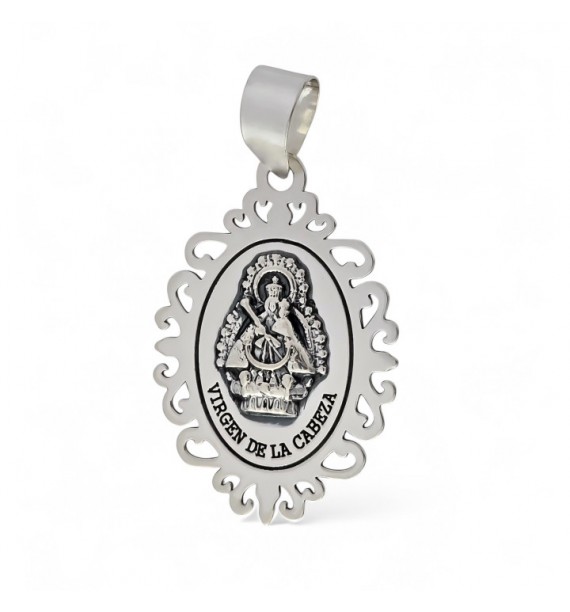 Colgante medalla Virgen de la Cabeza