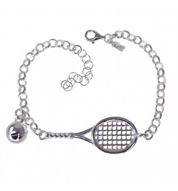 Pulsera raqueta tenis pelota