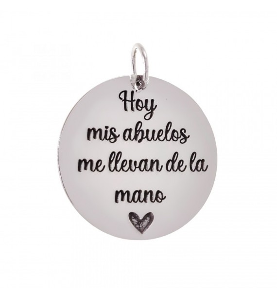 Colgante disco personalizado