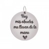 Colgante disco personalizado