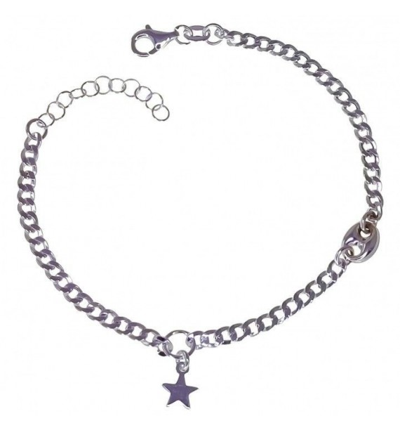 Pulsera barbada calabrote estrella
