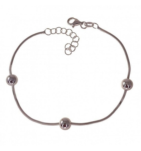 Pulsera cola de topo bolas