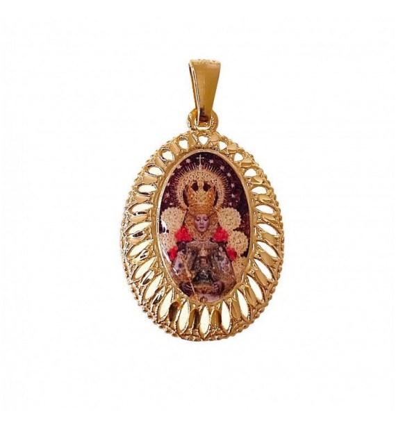 Medalla chapada Virgen del Rocío