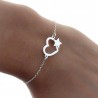 Pulsera corazón estrella