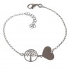 Pulsera  árbol de la vida , corazón