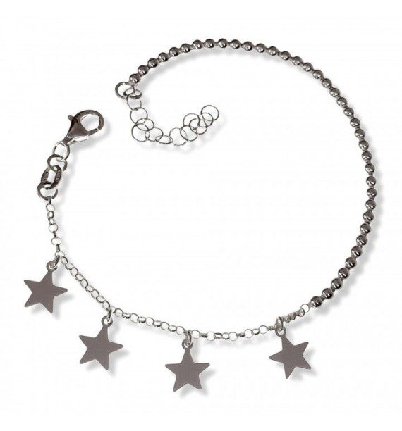 Pulsera bolas estrellas