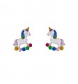 Pendiente infantil unicornio balancín