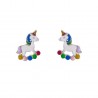 Pendiente infantil unicornio balancín