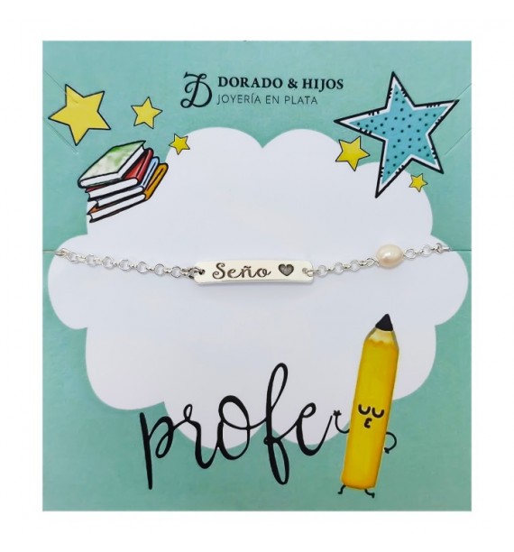 Pulsera esclava seño perla