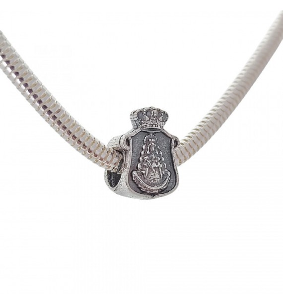 Abalorio escudo Virgen del Rocío