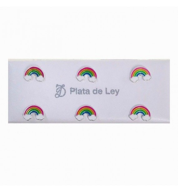 Pendiente infantil arcoíris