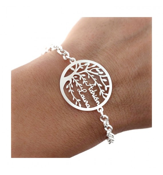 Pulsera árbol de la vida personalizada