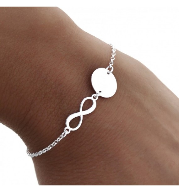 Pulsera rolo infinito disco