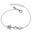 Pulsera infinito estrella