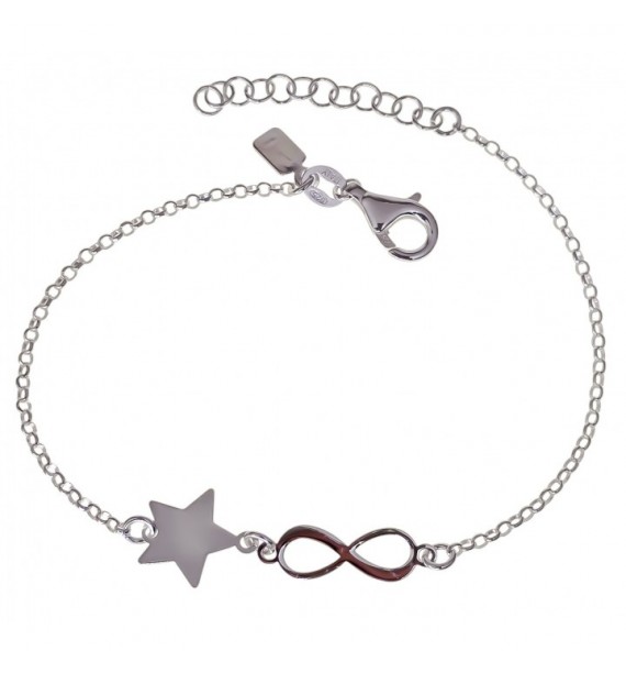 Pulsera infinito estrella