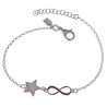 Pulsera infinito estrella