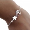 Pulsera árbol estrella