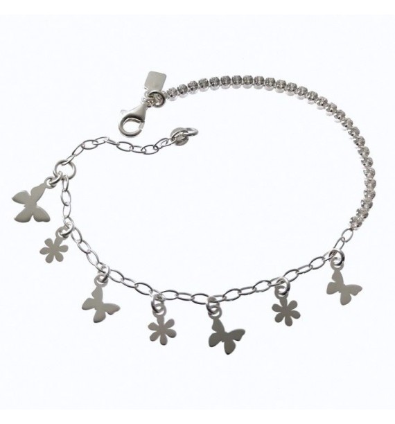 Pulsera circonitas motivos colgando