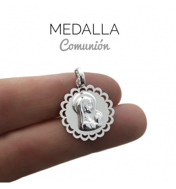 Medalla Virgen niña