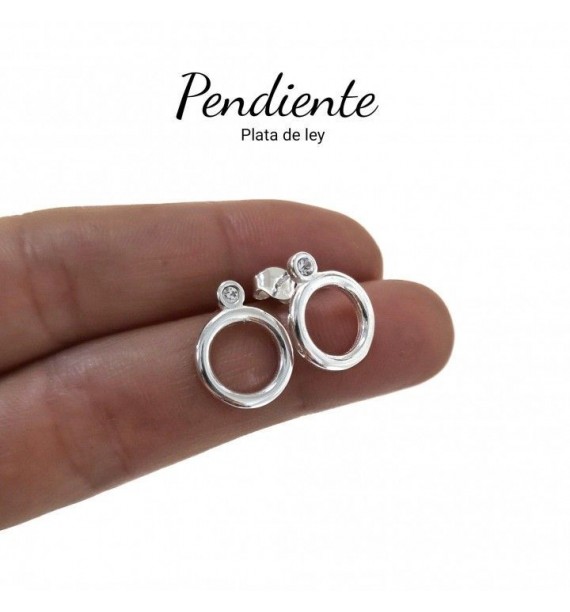 Pendiente Karma circonita