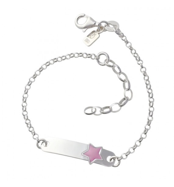 Esclava infantil estrella esmaltada