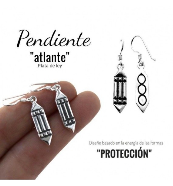 Pendiente hippie atlante 