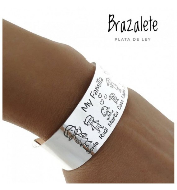 Brazalete familia personalizado