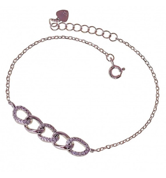 Pulsera microengaste rodio barbada