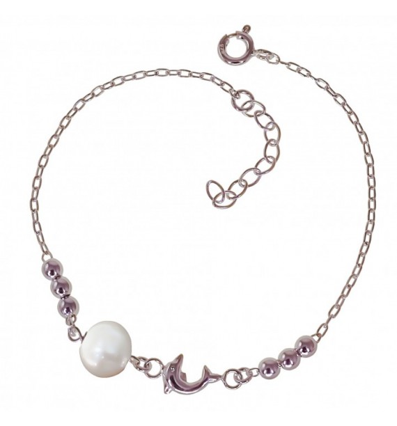 Pulsera perla delfín