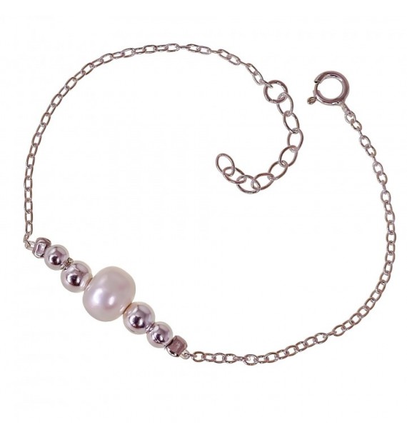 Pulsera bolas perla