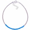Pulsera piedra color bolas