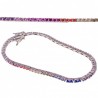 Pulsera rodio circonitas color
