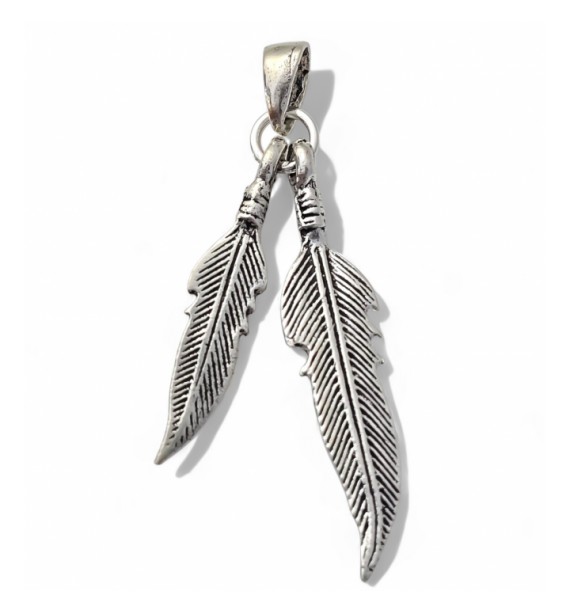 Colgante plumas